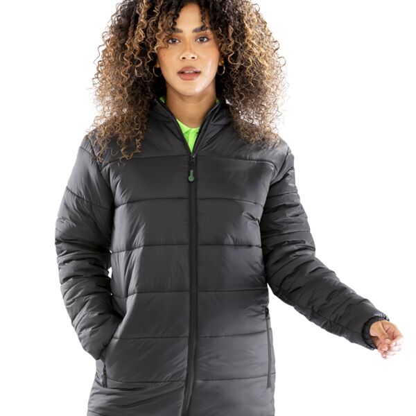 Result Recycled Hooded Padded Parka Jacket Thumbnail